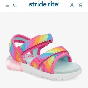 Stride Rite light up sandals? Size 7 toddler. EUC